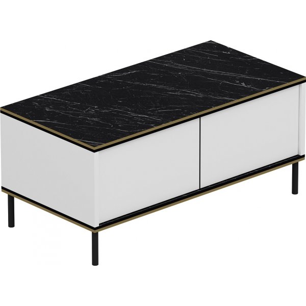 Table basse Emmi Blanc - 90 x 45 cm Table basse Emmi Blanc - 90 x 45 cm
