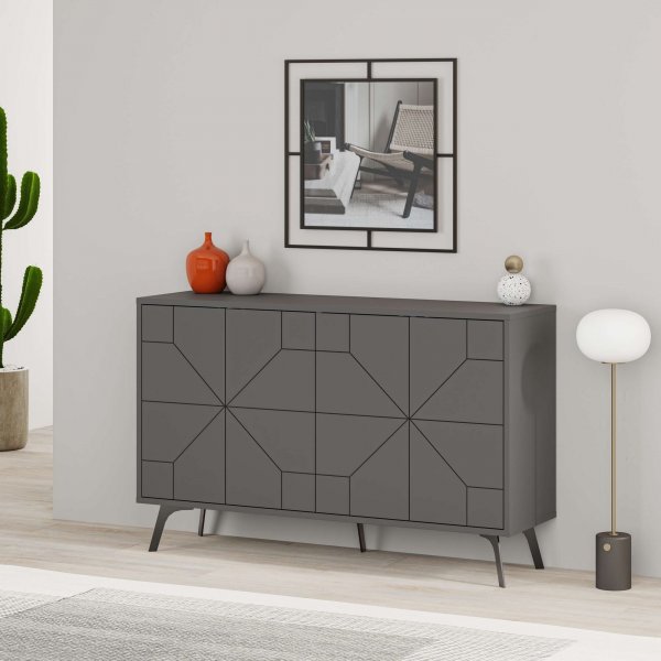 Buffet Dune 123 cm - Anthracite Buffet Dune 123 cm - Anthracite