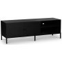 Stilo V.2 tv-bnk 150 cm svartbetsad ek