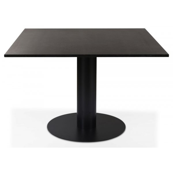 Next 108x108 cm matbord - Svart / marmor (Donau Granit)