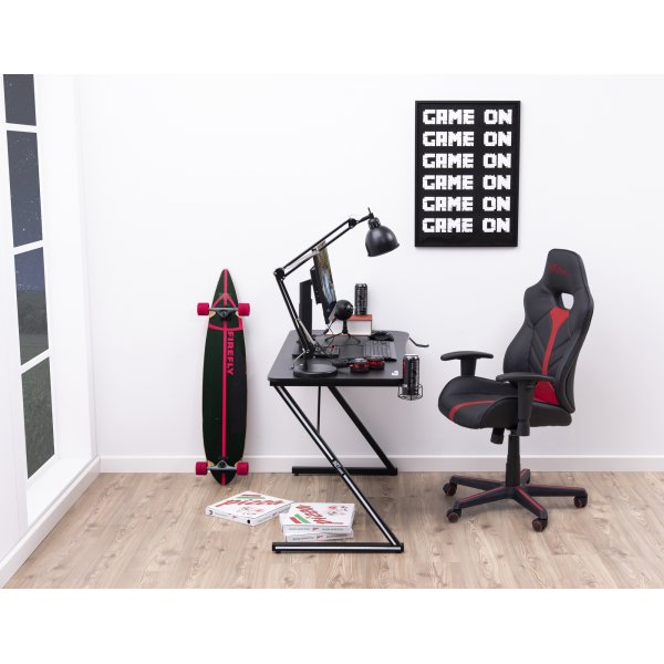 Chaise gaming Cobblestone - Noir/rouge Chaise gaming Cobblestone - Noir/rouge