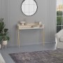 Exen avlastningsbord 100 x 30 cm - Vit/ek