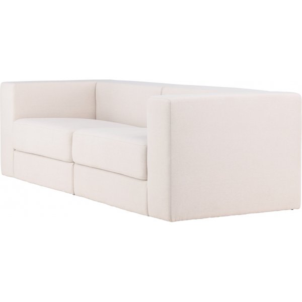 Canapé 3 places Lumi - Lin blanc Canapé 3 places Lumi - Lin blanc