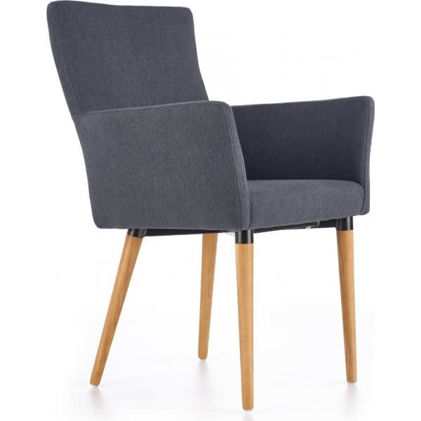 Chaise de salle à manger Erica - Gris foncé Chaise de salle à manger Erica - Gris foncé