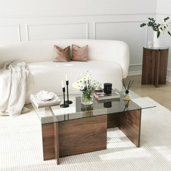 Table basse Escape 105x65 cm - Noyer Table basse Escape 105x65 cm - Noyer