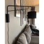 Wally vgglampa - Svart/tr