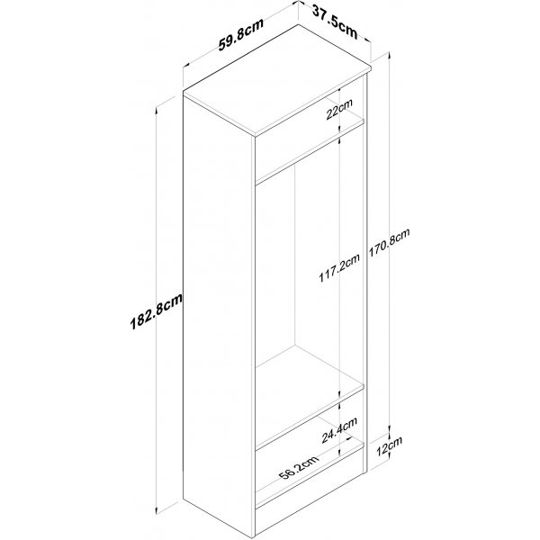 Mendy garderob - Vit Mendy garderob - Vit