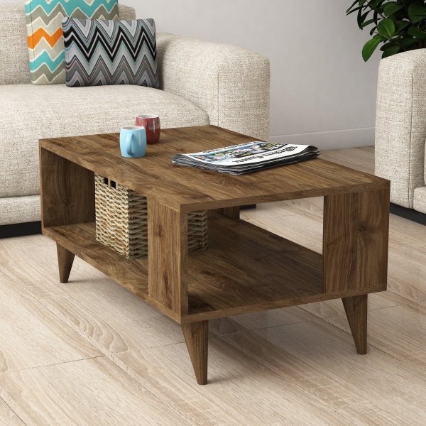 City soffbord 90 x 41,6 cm - Valnöt City soffbord 90 x 41,6 cm - Valnöt
