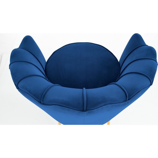 Fauteuil Aromati - Bleu/or Fauteuil Aromati - Bleu/or