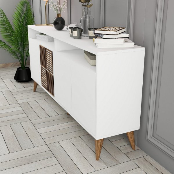 Milan skänk 160 cm - Vit Milan skänk 160 cm - Vit