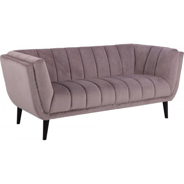 Tampa 2,5-sits soffa - Puderrosa