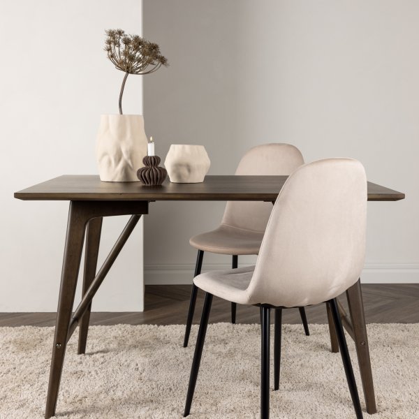 Table à manger Kaseindon 120 x 80 cm - Marron foncé Table à manger Kaseindon 120 x 80 cm - Marron foncé