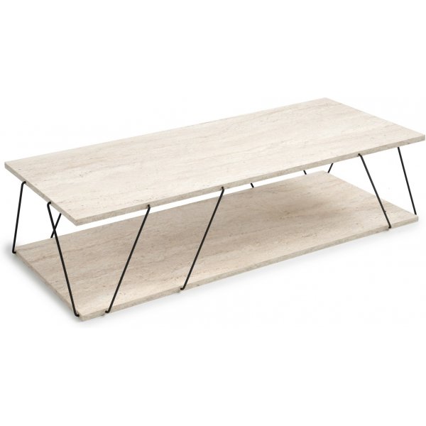 Table basse Labranda - Noir/marbre Table basse Labranda - Noir/marbre