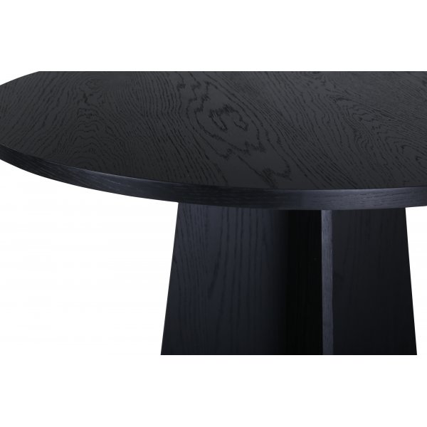 Bootcut eettafel 110 cm - Zwart