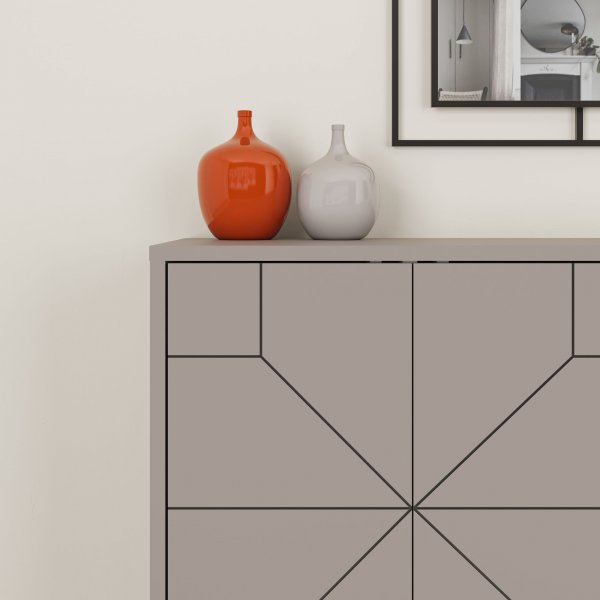 Buffet Dune 123 cm - Daim clair