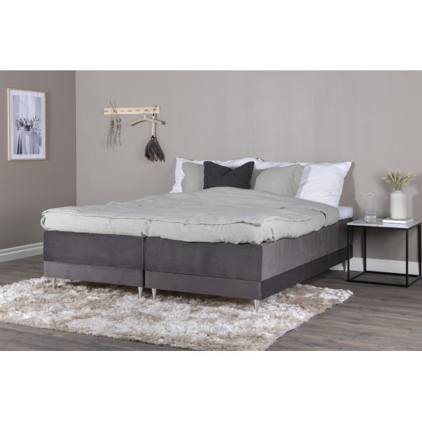 Vansbro sng 180 x 200 cm Medium - Mrkgr sammet