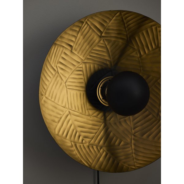 Ribble wandlamp - Mat zwart - 35 cm