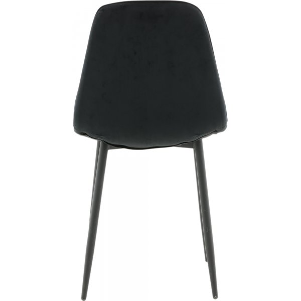 Bridge Diamond matstol - Svart sammet