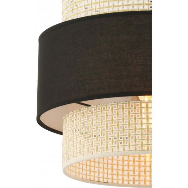 Cascade taklampa - Cream/svart