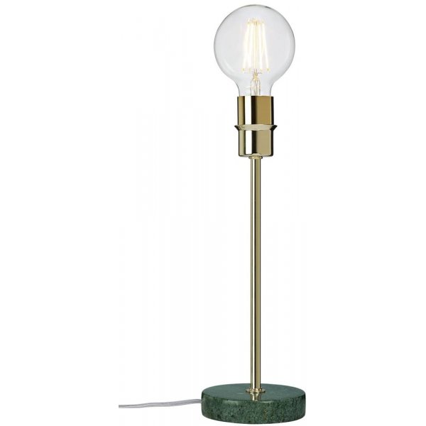 Converto bordslampa - Grn marmor/krom