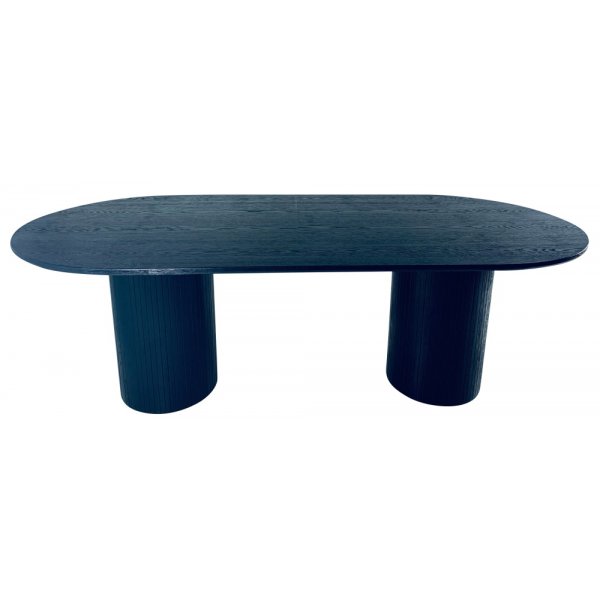 Nova matbord 215 cm - Svartbetsad ask Kolli 2