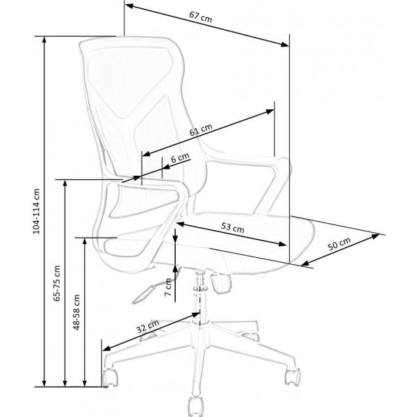 Idol kontorsstol - Svart