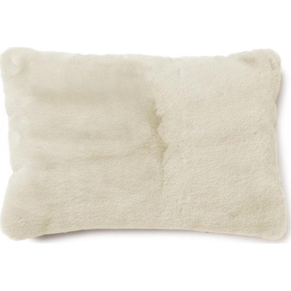Fluffy prydnadskudde Beige - 40 x 60 cm