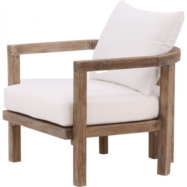 Fauteuil Erica - Marron/Blanc Fauteuil Erica - Marron/Blanc