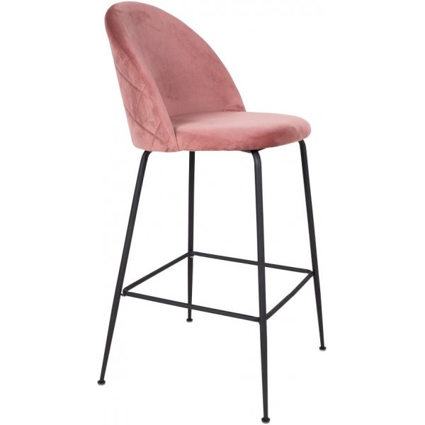 Barstol rosa/svart Barstol rosa/svart