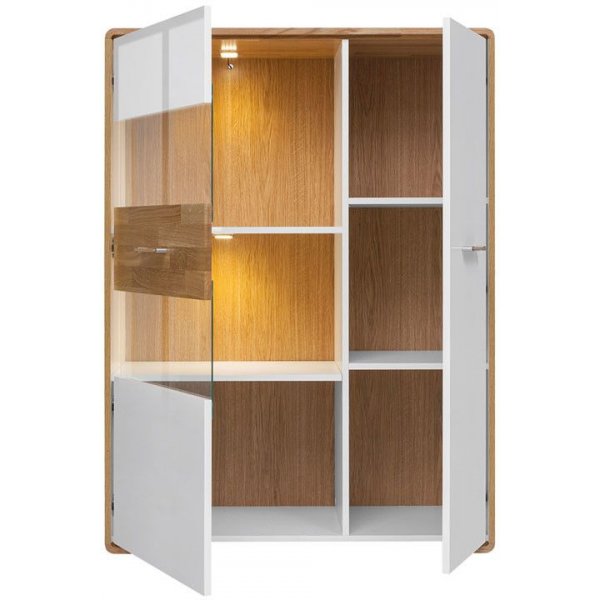 Gordon skåp - Vit/ek Gordon skåp - Vit/ek