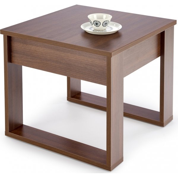 Table basse Nea 60 x 60 cm - Noyer foncé Table basse Nea 60 x 60 cm - Noyer foncé