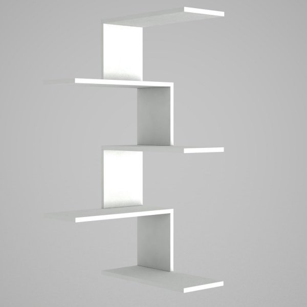 Caniko vägghylla - Vit Caniko vägghylla - Vit