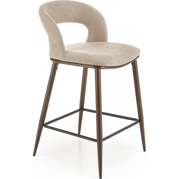 Barstol beige/valnöt sitthöjd 65 cm - Pelican Barstol beige/valnöt sitthöjd 65 cm - Pelican