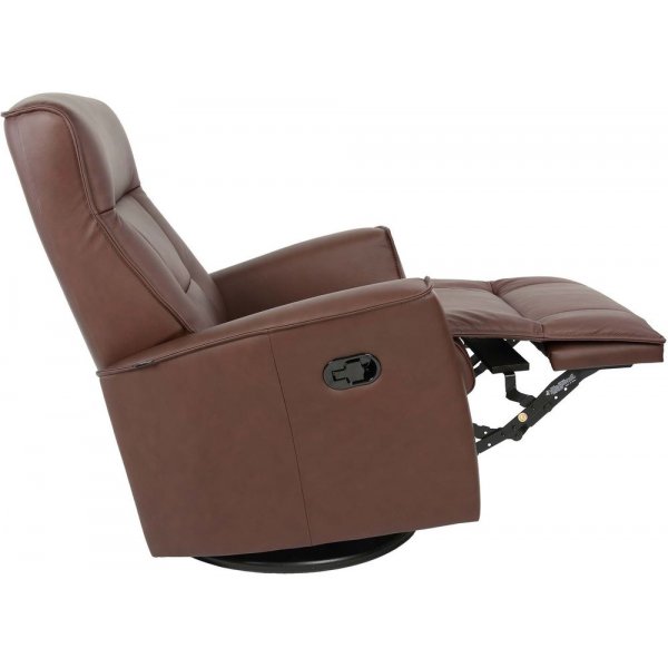 Hjellegjerde Harstad manuell reclinerfåtölj - Cacao (Läder) Hjellegjerde Harstad manuell reclinerfåtölj - Cacao (Läder)