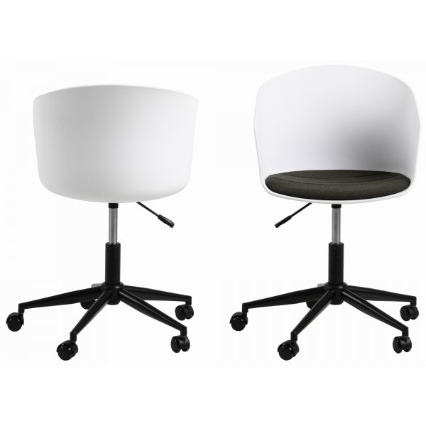 Chaise de bureau Moon - Blanc Chaise de bureau Moon - Blanc