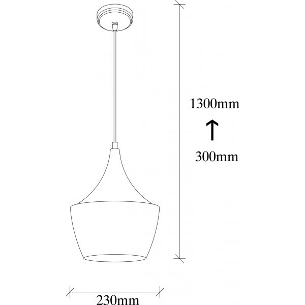 Elmas taklampa 3551 - Svart/röd Elmas taklampa 3551 - Svart/röd
