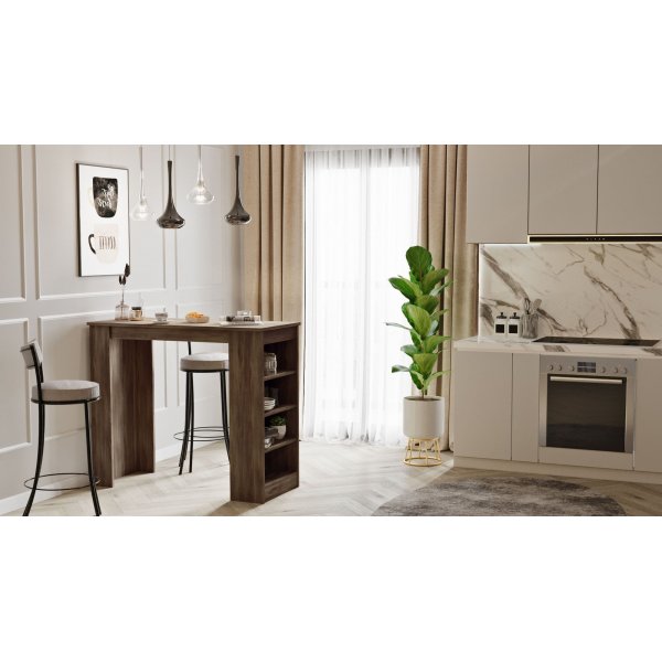 Style barbord 120 x 51,6 cm - Brun