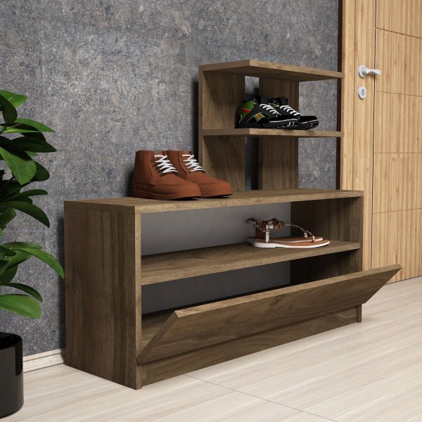 Air schoenenkast - Bruin Air schoenenkast - Bruin