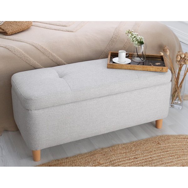 Pouf Rocio - Gris clair Pouf Rocio - Gris clair