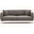 Simena 3-sits soffa - Gr/guld