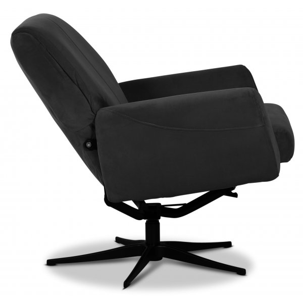 Midsjö fåtölj (Recliner) - Grå sammet Midsjö fåtölj (Recliner) - Grå sammet