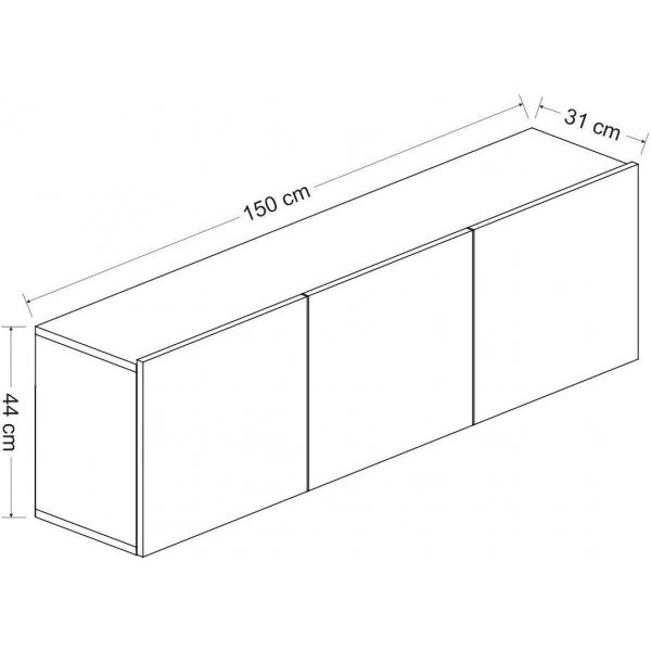 Banc multimédia Vitro - Blanc Banc multimédia Vitro - Blanc