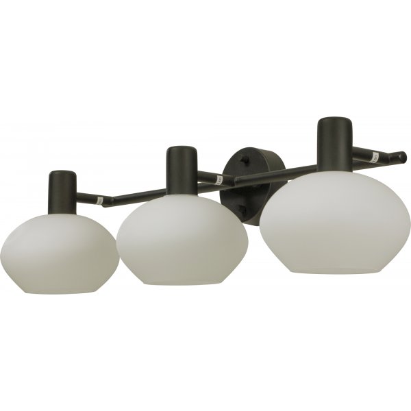 Elba wandlamp - Zwart/Opaalwit Elba wandlamp - Zwart/Opaalwit