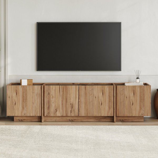 TV-b�nk Lorensa 180 cm - Atlantic Pine/Antracit
