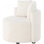 Kelso 2-sits barnsoffa - Vit teddy