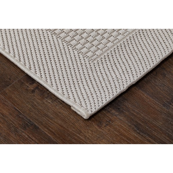 Miami platgeweven vloerkleed Wit Miami platgeweven vloerkleed Wit