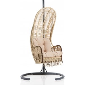 Flamingo hängstol - Beige/svart + Fläckborttagare för möbler Flamingo hängstol - Beige/svart + Fläckborttagare för möbler