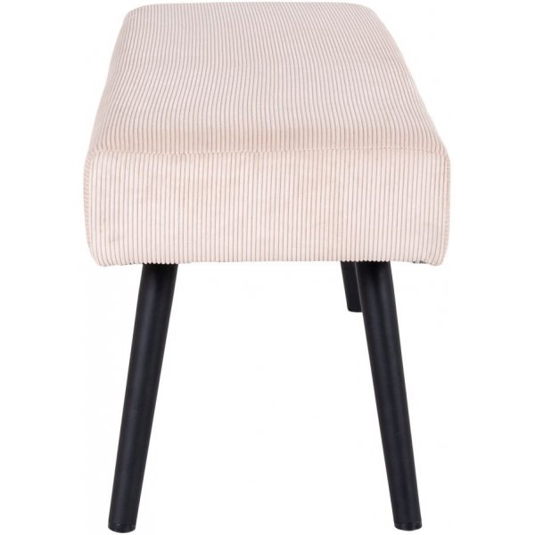 Skiby sittbänk - Sand/svart Skiby sittbänk - Sand/svart