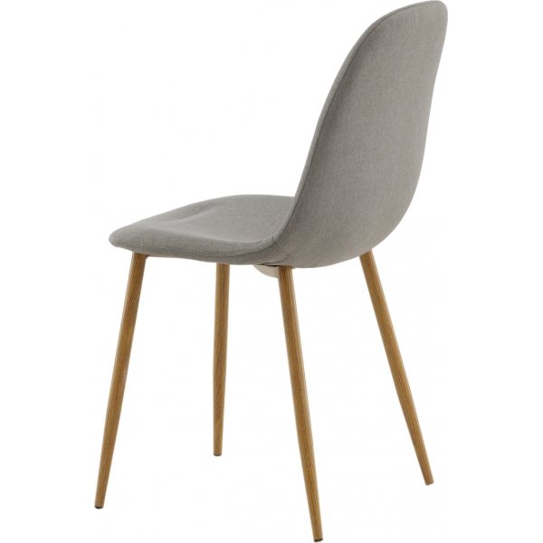 Chaise de salle  manger Bridge - Gris/chne