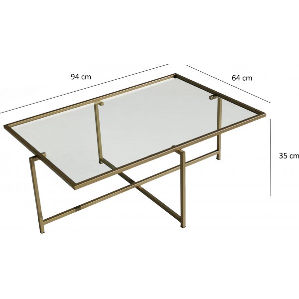 Table basse Sun 94 cm - Or Table basse Sun 94 cm - Or